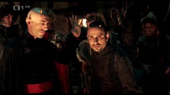 Csongor Kassai and Zdenek Suchý in The Devil Knows Why (2003)