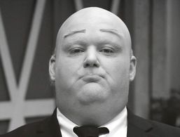 playing ALFRED HITCHCOCK.