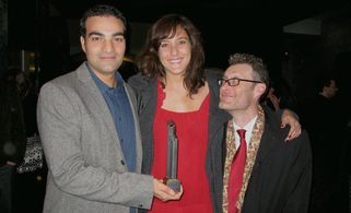 Martín Rosete, Miriam Ruiz Mateos and Jonathan Mellor at 2011 Gijon International Film Festival