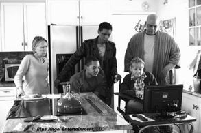 Robert X. Golphin and Brian Anthony Wilson on set of 