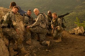 Christian Slater, Sean Bean, James Cromwell, Ving Rhames, Oksana Korostyshevskaya, and Dominic Monaghan in Soldiers of F