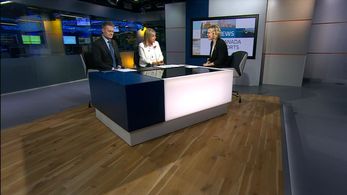 Lucy Meacock, Rob Smith, and Hannah Miller in Granada Reports (1992)