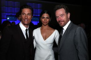 Matthew McConaughey, Bryan Cranston, and Camila Alves McConaughey