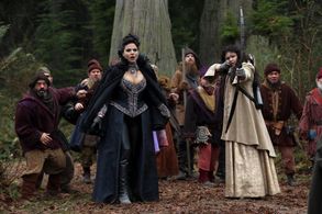 Mig Macario, Lee Arenberg, Michael Coleman, Ginnifer Goodwin, Lana Parrilla, and Jeffrey Kaiser in Once Upon a Time (201