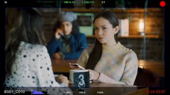 On set of Soccer Mom Madam