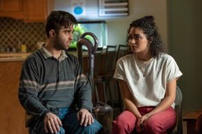 Mark Blane and Brittany O’Grady in “Little Voice,” now streaming on Apple TV+.​