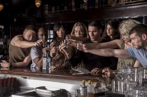 Bae Doona, Max Riemelt, Brian J. Smith, Miguel Ángel Silvestre, Tuppence Middleton, Tina Desai, Jamie Clayton, and Toby 