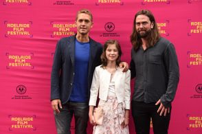 George Pullar, Ashlyn Louden-Gamble & director Kurt Martin at the Adelaide Film Festival