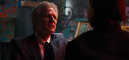 Matthew Modine and Millie Bobby Brown in Stranger Things (2016)