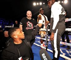 Anthony Joshua and Dillian Whyte in DAZN Boxing: 12 Rounds Heavyweight: Dillian Whyte vs. Jermaine Franklin (2022)