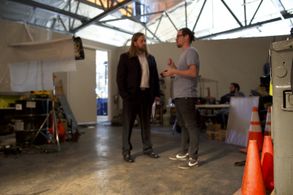 On the set of Glass of Scotch