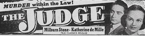 Katherine DeMille and Stanley Waxman in The Judge (1949)