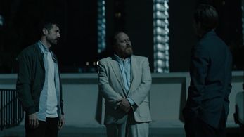 Christian Tappan, Matthew Alan, and Carter Hudson in Snowfall (2017)