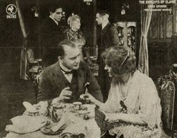 Pearl White in The Exploits of Elaine (1914)