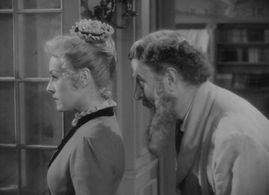 Paulette Goddard and Reginald Owen in The Diary of a Chambermaid (1946)