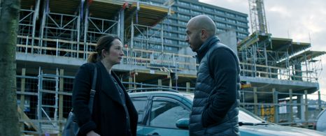 Stine Fischer Christensen and Dar Salim in Darkland (2017)
