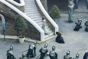 Ana Ularu and Jordan Loughran in Emerald City (2016)