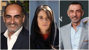 Shaun Toub, Navid Negahban, and Niv Sultan in Tehran (2020)