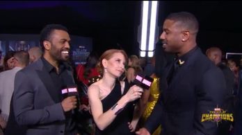 Black Panther interview with Michael B. Jordan
