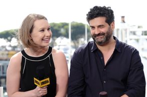 Lily Stuart Streiff and Frank Lesser at an event for IMDb at San Diego Comic-Con (2016)