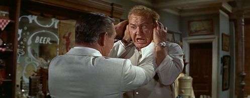 Clark Gable and Tom Tully in Soldier of Fortune (1955)