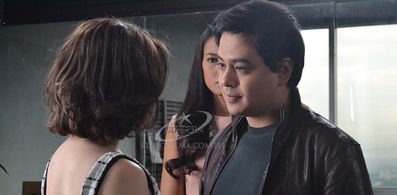 John Lloyd Cruz, Sarah Geronimo, and Isabelle Daza in It Takes a Man and a Woman (2013)