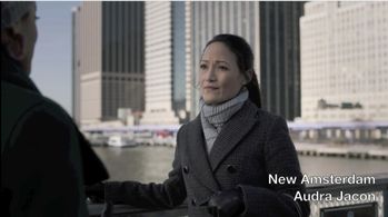 Kim Berrios Lin as 'Audra Jacon' opposite Freema Agyeman