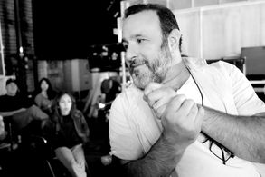 Jason Ensler on the set of Lethal Weapon