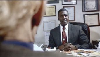 Hawthorne James and Idrees Degas in the movie Flint Tale directed by Marc Cayce.