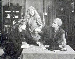 Art Acord, Gladys Coburn, and Frank Evans in The Battle of Life (1916)
