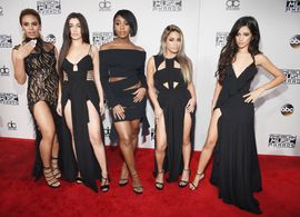 Normani, Ally Brooke, Dinah Jane, Lauren Jauregui, Camila Cabello, and Fifth Harmony at an event for American Music Awar
