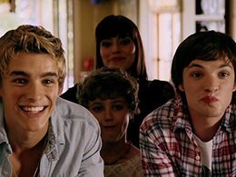 Emily Robins and Brenton Thwaites in SLiDE (2011)
