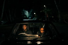 Bukky Bakray and Jorden Myrie in The Strays (2023)