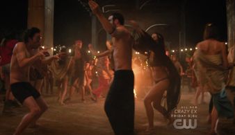 Jesse Rath and Joshua Sasse in No Tomorrow (2016)