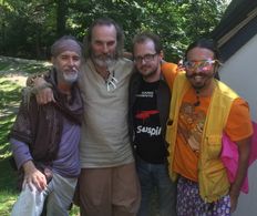 Jeffrey Combs and John Henry Whitaker in Age of Stone and Sky: The Sorcerer Beast (2021)