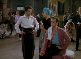 Marius Goring, Robert Helpmann, Léonide Massine, Moira Shearer, and Ludmilla Tchérina in The Red Shoes (1948)