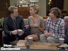 David Hornsby, Rhys Darby, and Desi Lydic in How to Be a Gentleman (2011)