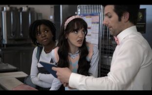 Adam Scott, Christina Offley, and Galilea La Salvia in Party Down (2009)