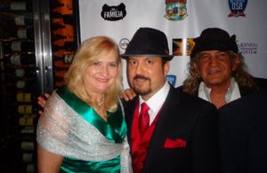 Helen Proimos (Selma O'Malley) and Emilio Rosa, TV pilot, The Familia.