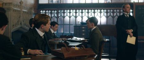 Albie Marber, Adam Bregman, Harry Gilby and Adrian Schiller in Tolkien