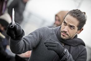 AAZAAN On the set in krakow