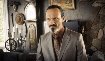 Actor Ingvar E. Sigurdsson in his role as Gunnar