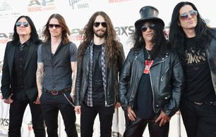 Todd Kerns, Slash, Myles Kennedy, Brent Fitz, The Conspirators, and Frank Sidoris