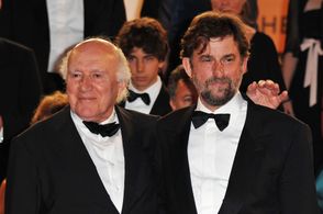Nanni Moretti and Michel Piccoli at an event for We Have a Pope (2011)