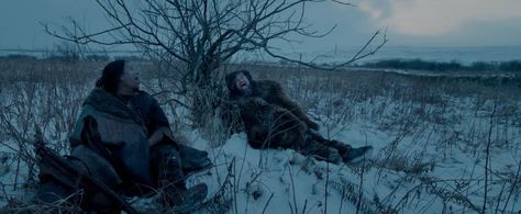 Leonardo DiCaprio and Arthur RedCloud in The Revenant (2015)