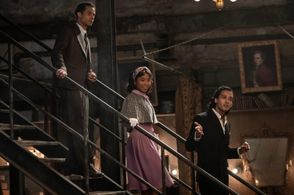 Delainey Hayles, Jacob Anderson, and Assad Zaman in Interview with the Vampire (2022)