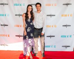 Christopher Dalton and Bethany Davenport at an event for Summer of '67 (2018)