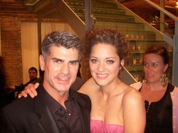 Roger Welp and Marion Cotillard