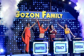 Teresa Gozon-Abrogar, Annette Gozon, Tracy Garcia, and Maritess Viterbo in Family Feud Philippines (2022)
