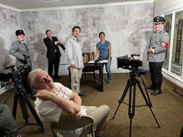 On set Bonhoeffer vs The Third Reich